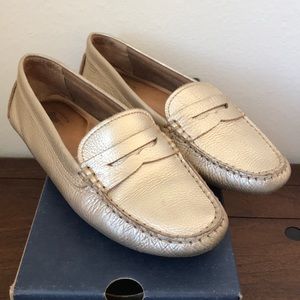 Bass Missy Loafers in Gold